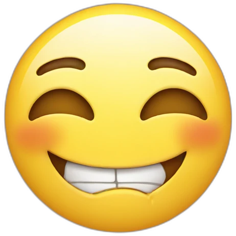 half laugh half cry smiley emoji
