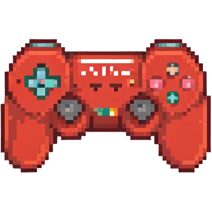 Controller or game icon with text "Гайды для новичков" in red and black pixel art emoji