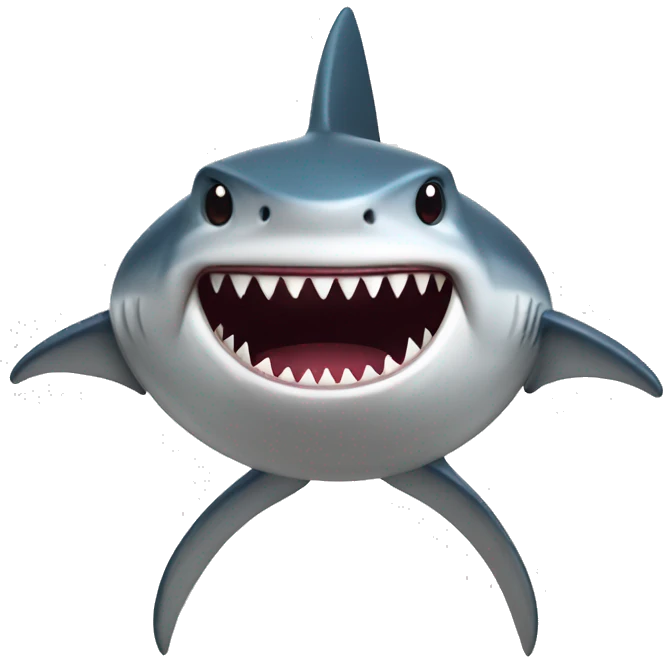 Shark with legs emoji