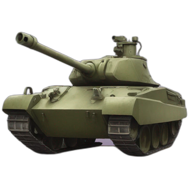 chat sur un tank emoji