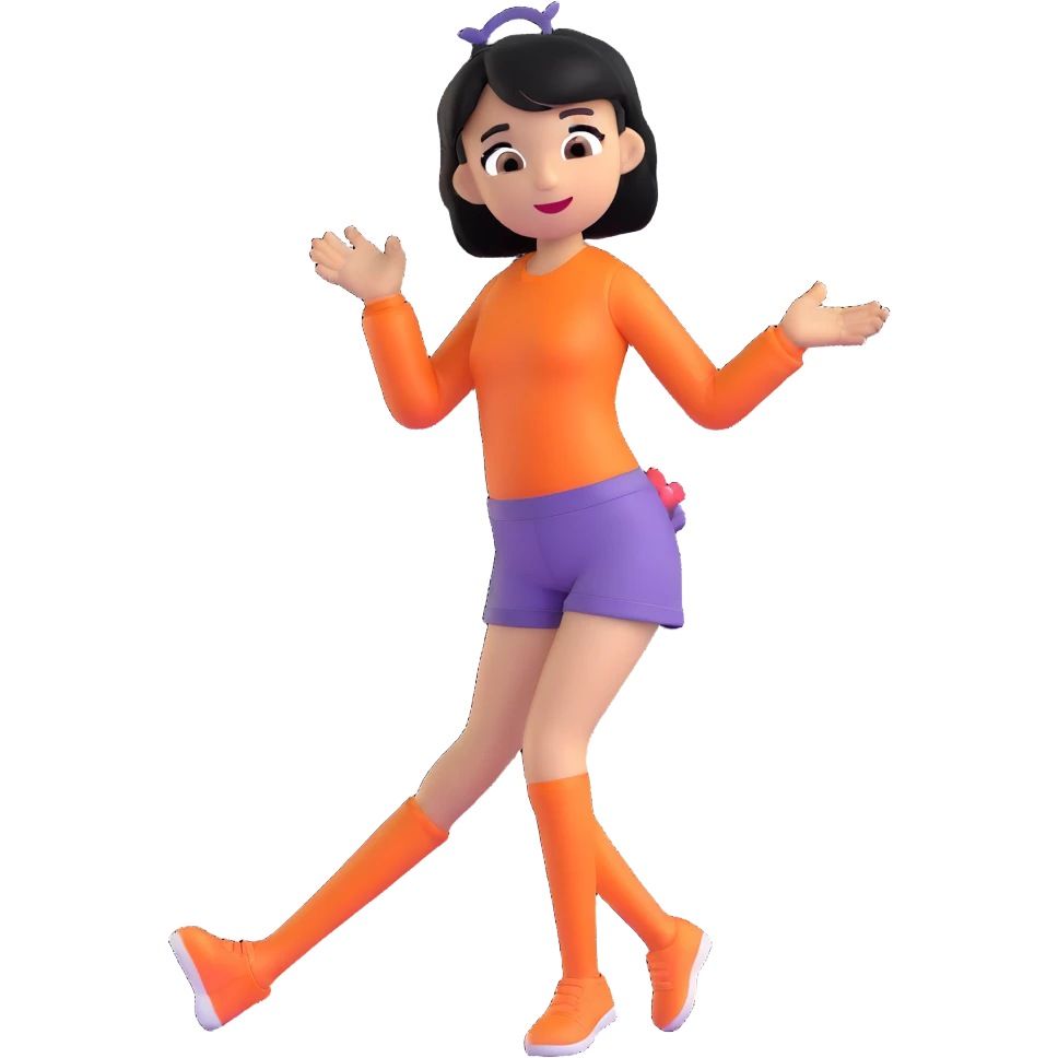 femboy character with a playful and expressive design emoji