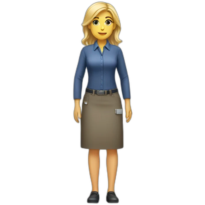 female assistant full body emoji