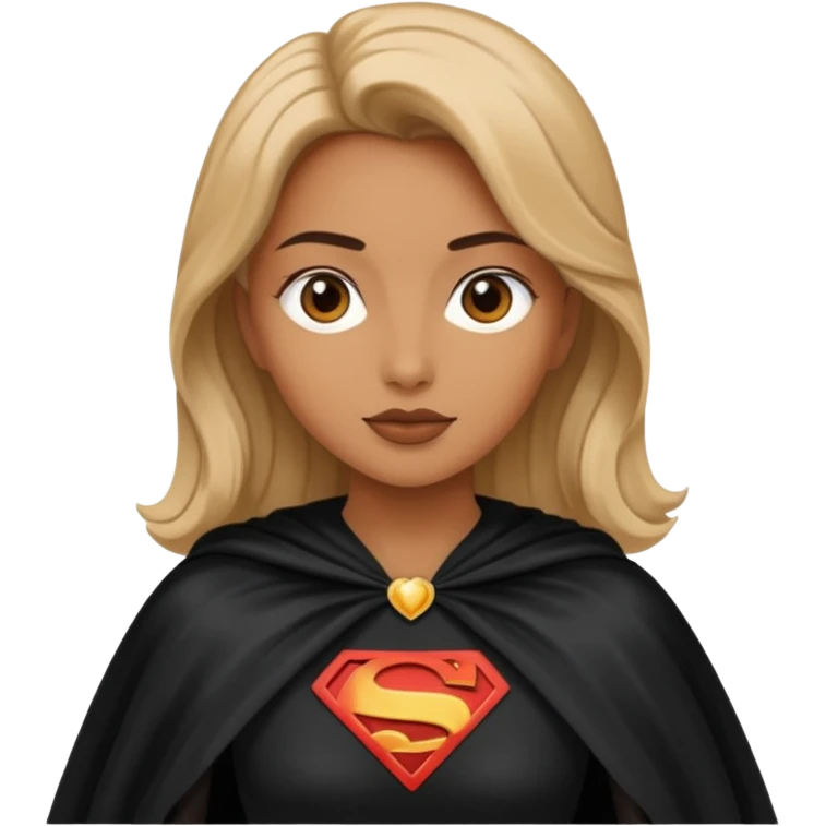 woman black cape emoji