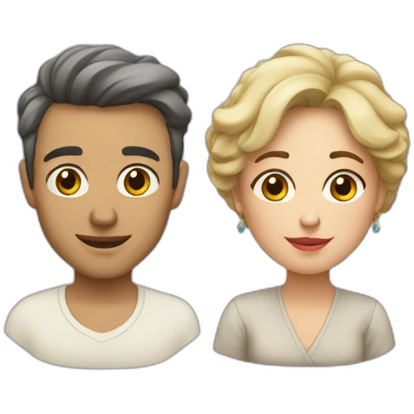 Une dame en homme emoji
