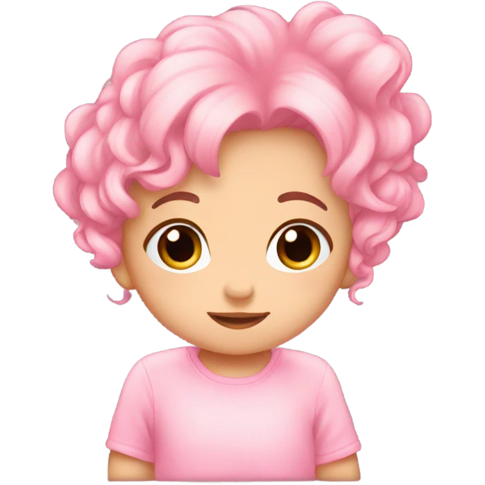 baby pinck heart cute emoji
