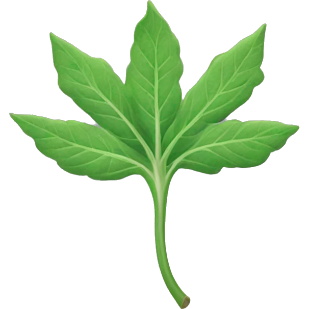 indian ginseng leaf emoji