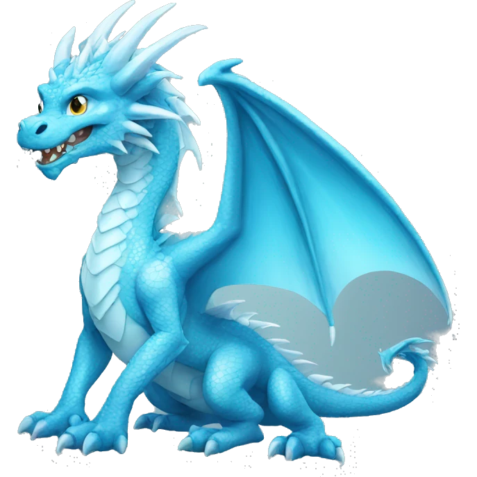 Ice dragon emoji