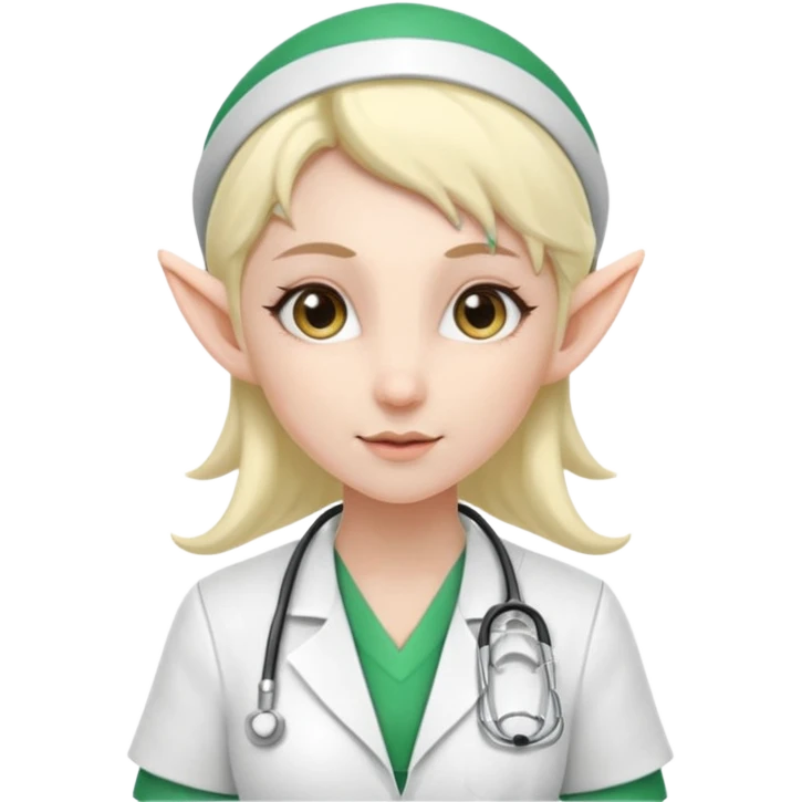 elf nurse emoji