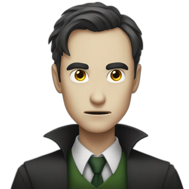 Tom riddle looking angry emoji