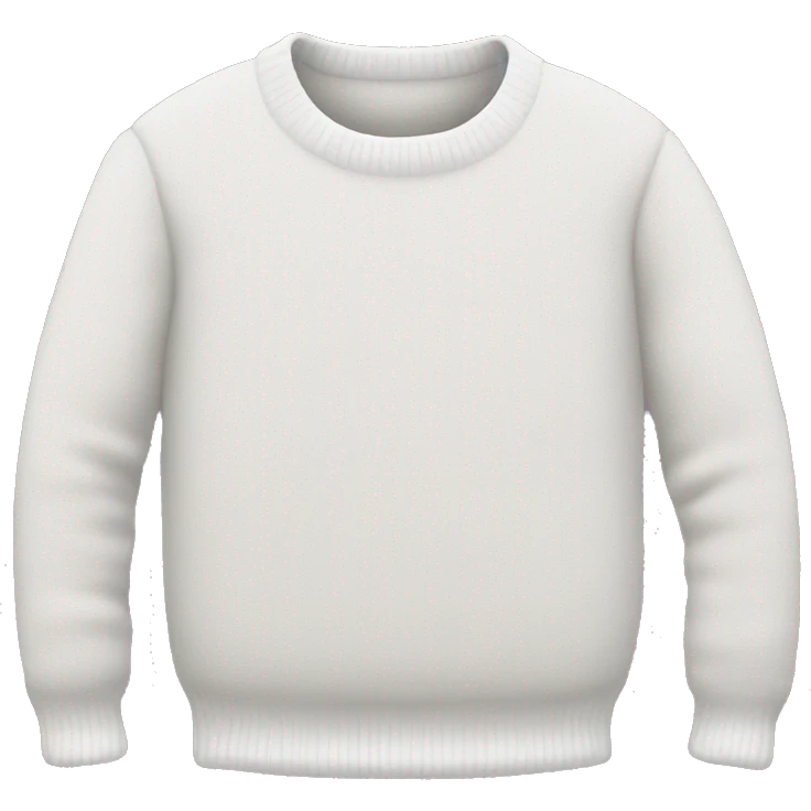 White sweater emoji