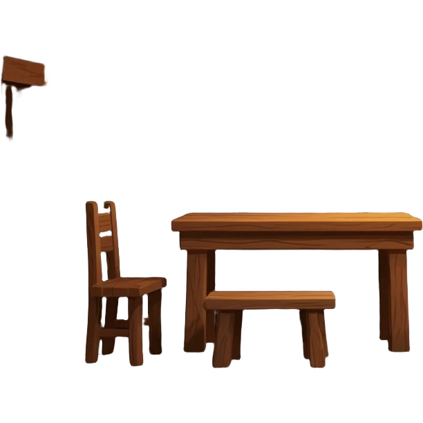 cave house from inside with furniture emoji