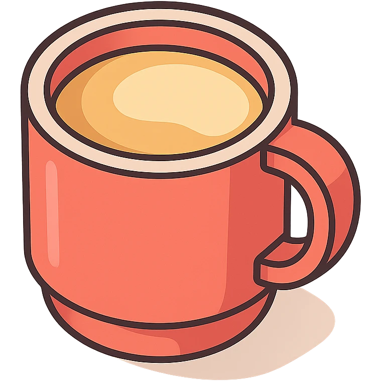 a pink mocha, cute and inviting emoji