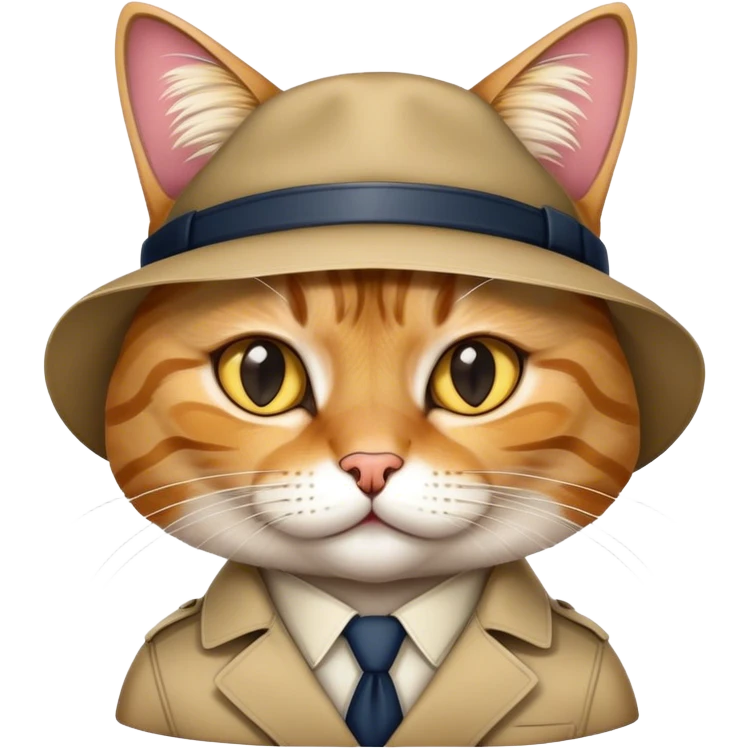detective cat emoji