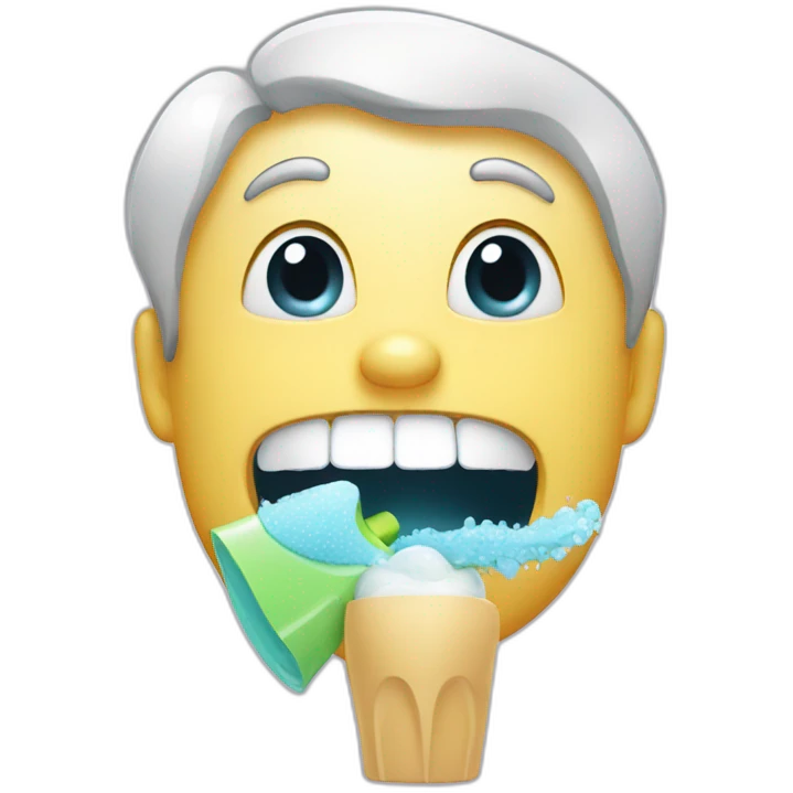 brush teeth emoji