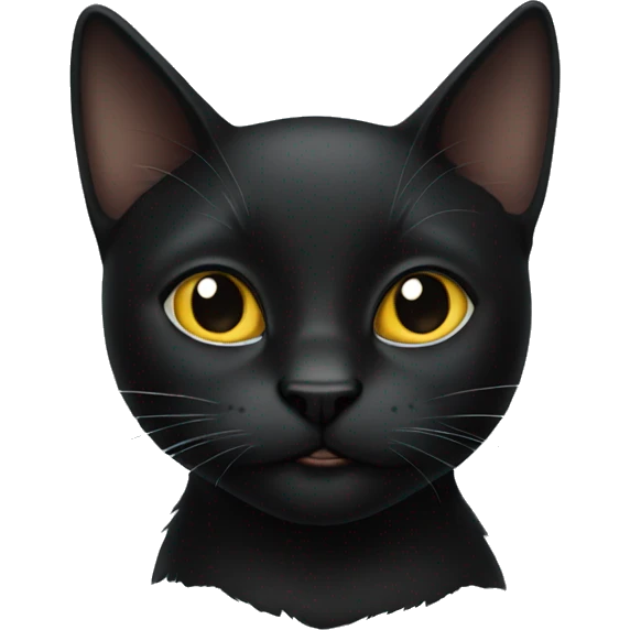 Black cat emoji