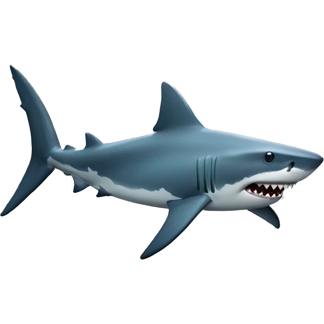 shark with lowphat emoji