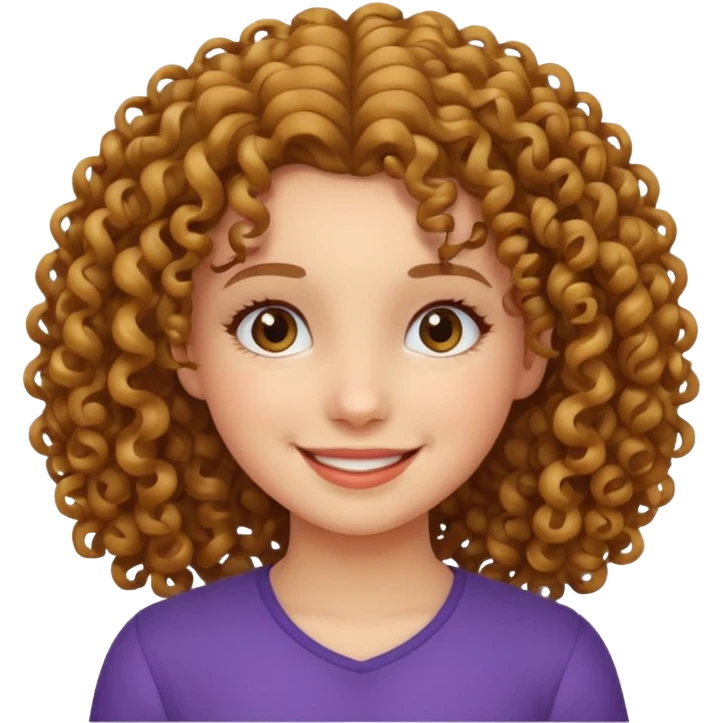 ragazza riccia emoji