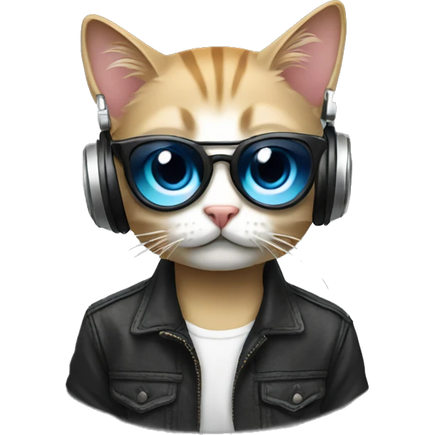 cat dj emoji