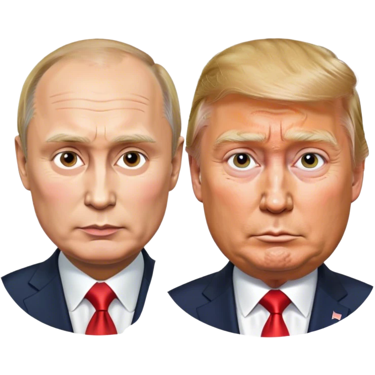 trump with putin emoji