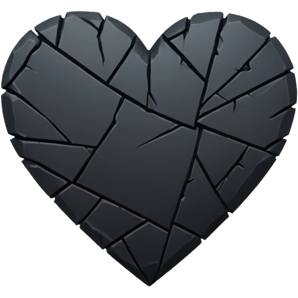 Broken black heart emoji