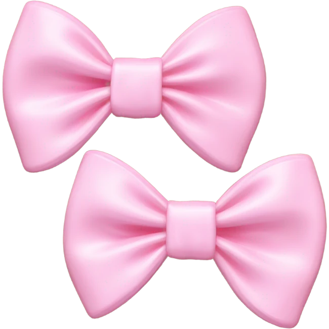 Light pink barrettes  emoji