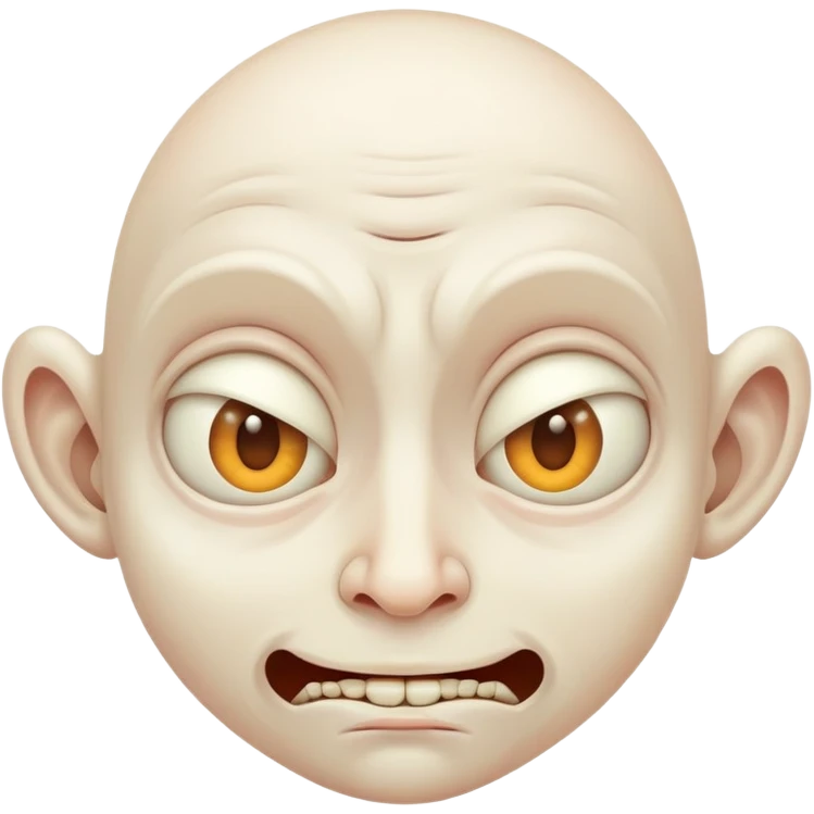 freaky face emoji