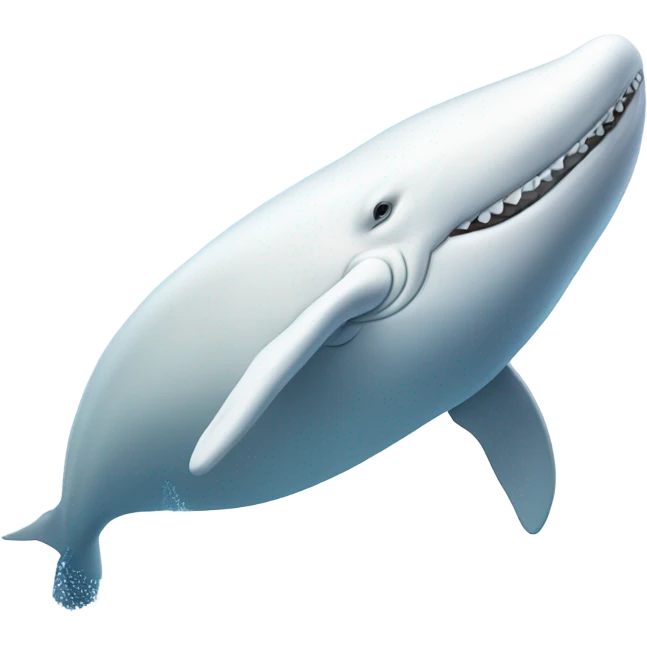 white whale , underside emoji