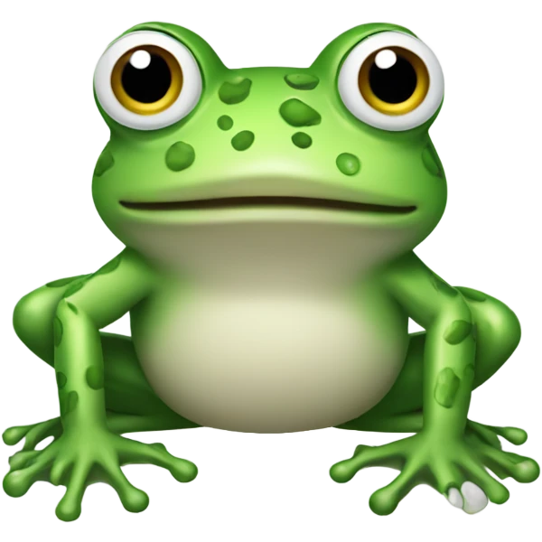Sprinkled frog emoji