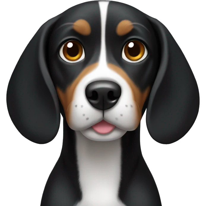 black beagle emoji