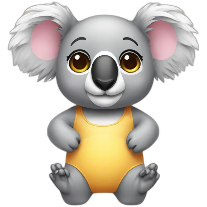 Koala in swimsuit emoji