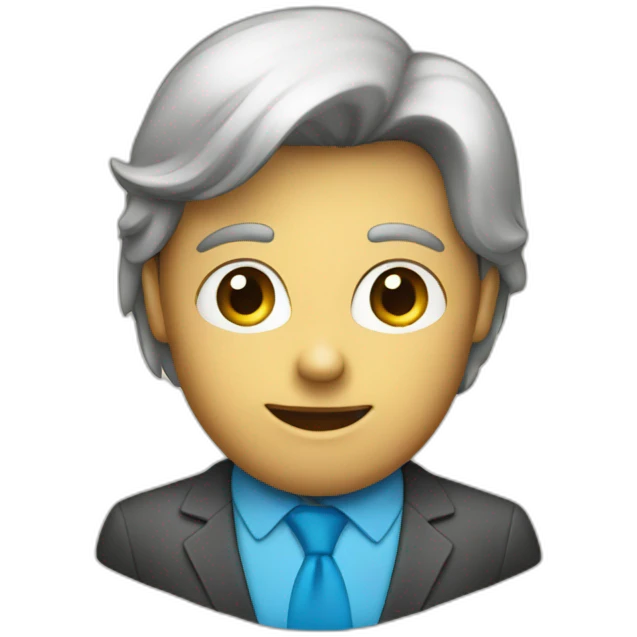 linkedin logo but out emoji