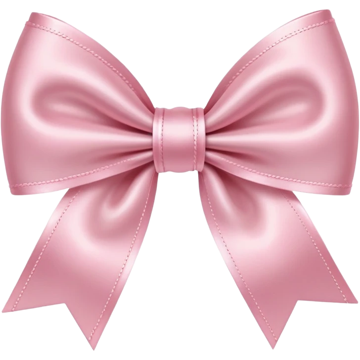 light pink bow emoji