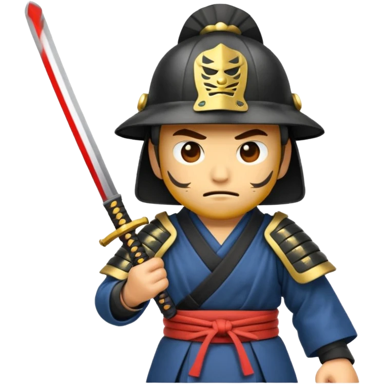 Make me a samurai emoji holding a sword. emoji
