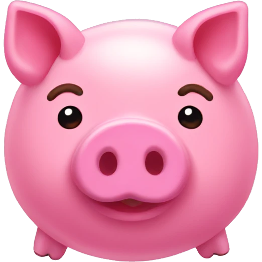 Sour Candy pig covered in sugar emoji