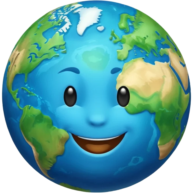 Planet earth emoji ceo face  emoji