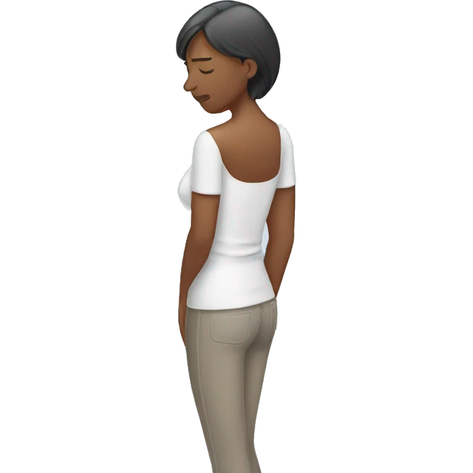 woman with back pains emoji