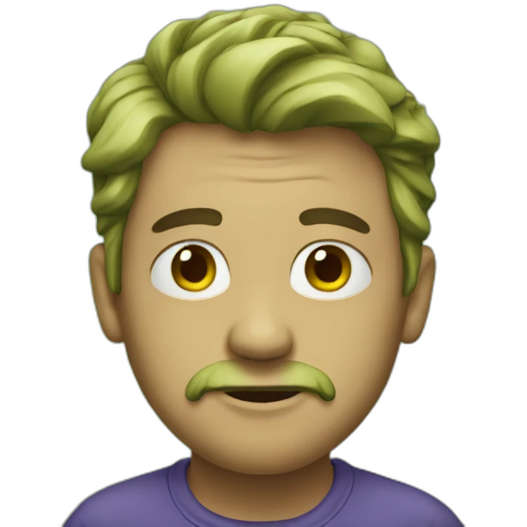 Green shit emoji