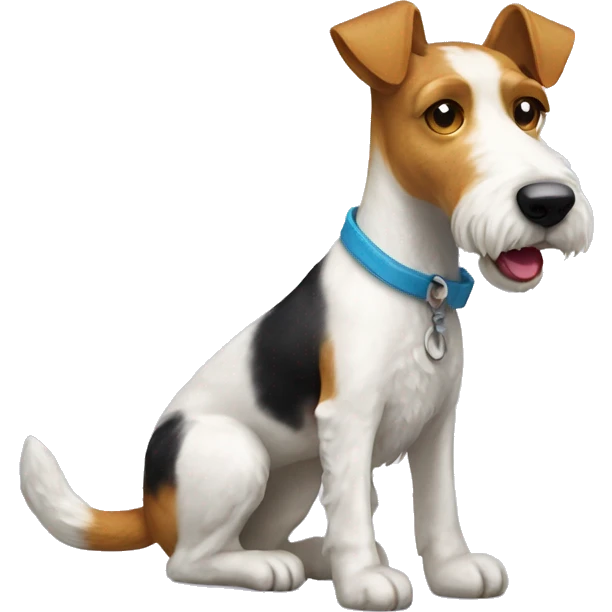 Fox Terrier Dog with a Toy emoji