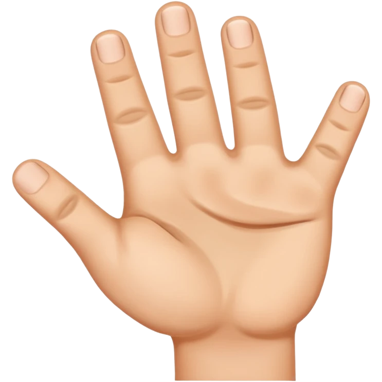 A hand with 5 thumbs  emoji