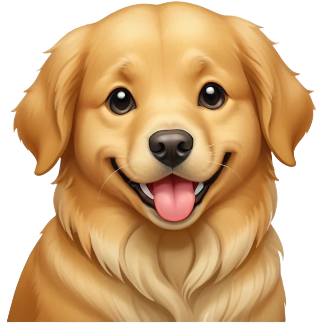 Pregnant dog with sweat emoji