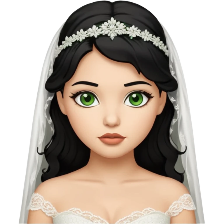 black haired green eyes plump lips nicole peltz at wedding emoji