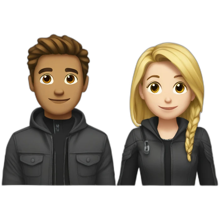 mikey and emma emoji