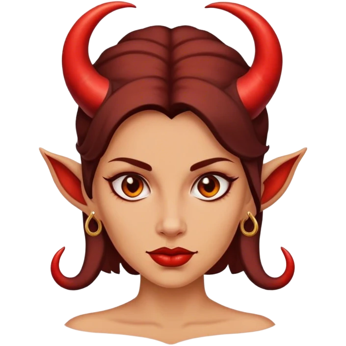 Sultana wth devil horns emoji