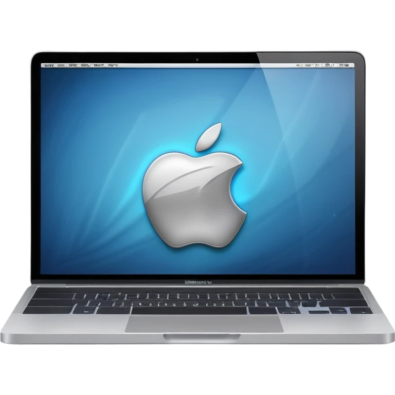 macbook com flash emoji