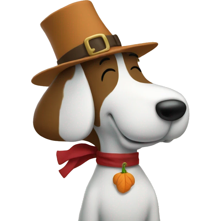 Happy thanksgiving snoopy  emoji
