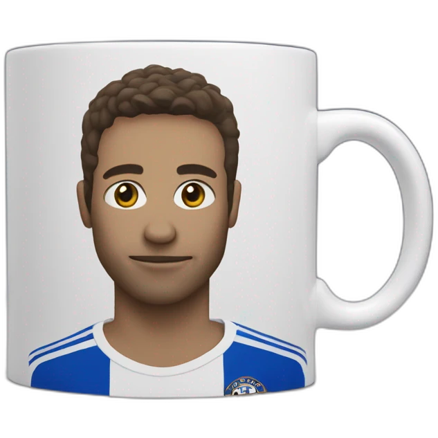 mug in chelsea colours emoji