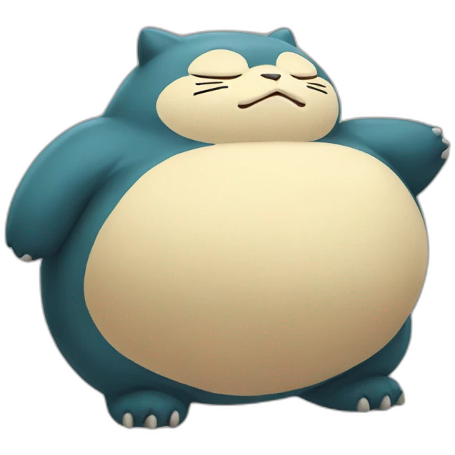 Snorlax sleeping emoji
