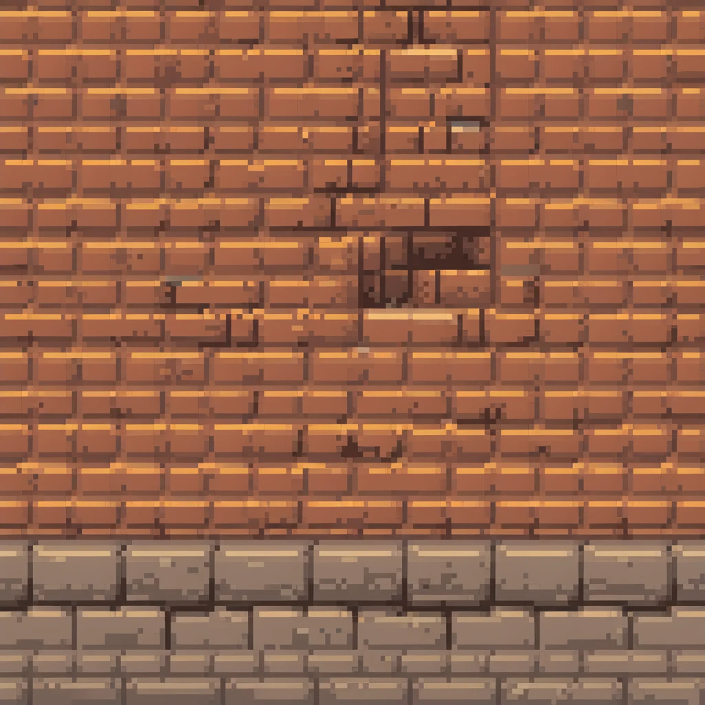 brick wall viewed from the side, perspective view emoji