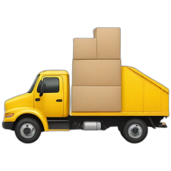yellow-delivery-truck emoji