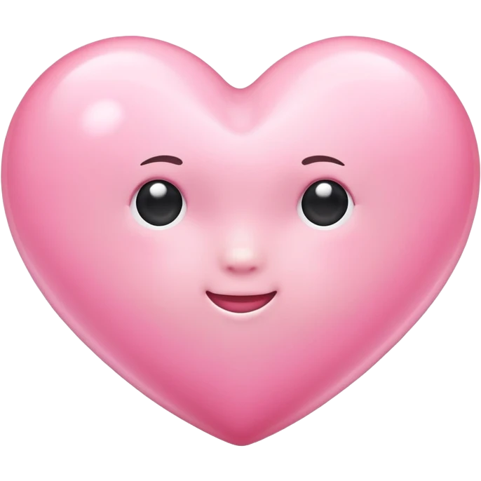 Baby pink heart emoji